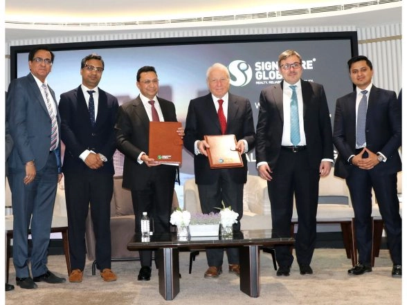 Business News | Signature Global Inks Rs. 380-Crore Pact with Indo-Italian Firm CECO Hirun to Deploy Advanced Earthquake-Resistant Technology in Collaboration with HySAFE