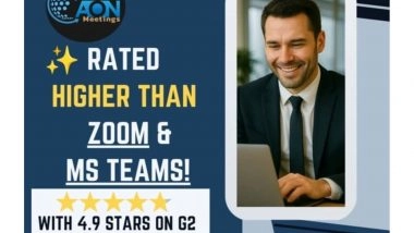 Business News | US-Based Video Conferencing Platform AONMeetings Announces Plans to Enter Indian Market with Industry-Leading Affordable Pricing