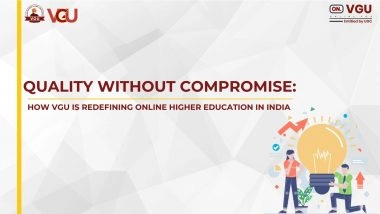 Business News | Quality Without Compromise: How VGU Is Redefining Online Higher Education in India