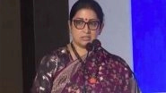 Business News | Smriti Irani to Bring India's Gender Equity Agenda at Davos