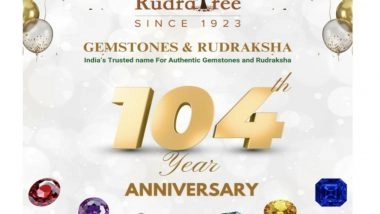 Business News | 104 Years of Heritage: RudraTree's Century-Long Legacy in Rudraksha, Navaratna & Natural Crystals