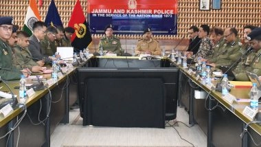 India News | J-K DGP Chairs Security Review Meeting Ahead of Republic Day