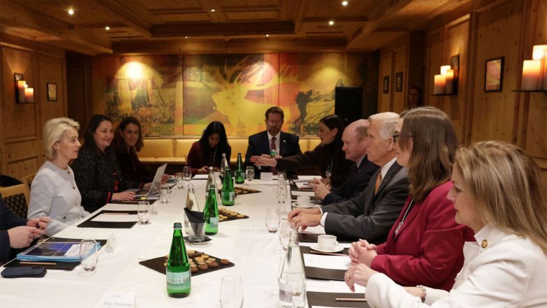World News | EU Chief Discusses Greenland with US Congress Delegation
