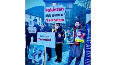 World News | Davos: Pashtun Group, Human Rights Activists Protest Against Pakistan's Atrocities