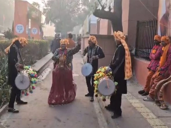 India News | Celebratory Mood at BJP Headquarters Ahead of Nitin Nabin Assuming Charge as Party's National President