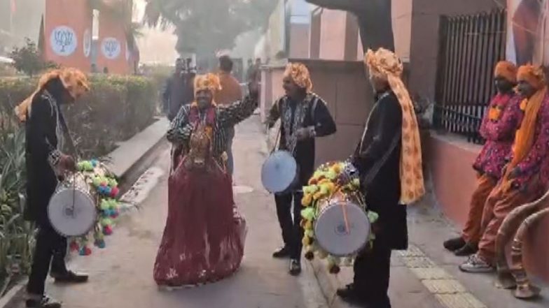 India News | Celebratory Mood at BJP Headquarters Ahead of Nitin Nabin Assuming Charge as Party's National President