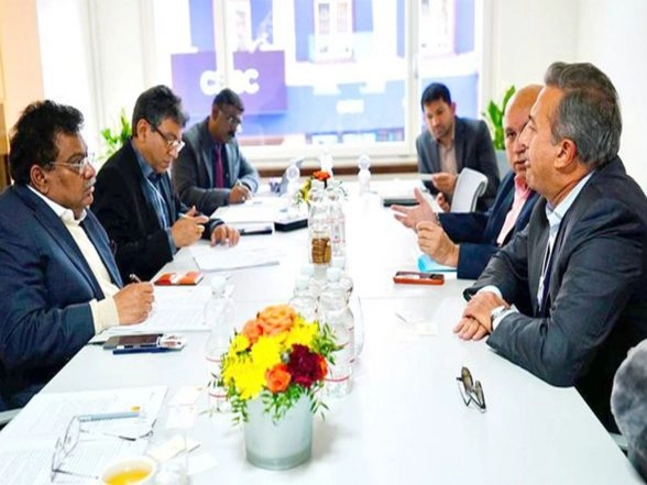 India News | WEF 2026: MB Patil Meets UPL Chairman at Davos, Discusses Karnataka's Agricultural Expansion Plans