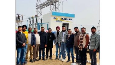 Business News | Solidus Achieves Milestone with Punjab's Biggest Solar Captive Project Again