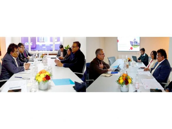 Business News | Karnataka Eyes Major Industrial Boost as Minister M.B. Patil Woos Global Giants at WEF 2026