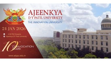 Business News | Chak De! Vidya Malvade to Host ADYPU 10th Convocation; 'Hitman' Rohit Sharma to Grace the Ceremony