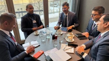 Business News | GIFT City Delegation Strengthens Global Ties at WEF 2026 with High-profile Meetings