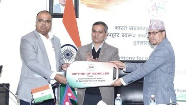 World News | India Hands over First Tranche of Election Assistance to Nepal Ahead of National Polls