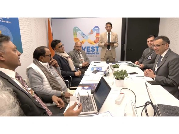 Business News | WEF 2026: Madhya Pradesh Delegation Discusses AI for Agriculture, Green Data Centres with Google