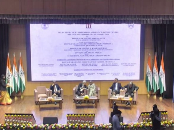 India News | Delhi HC Releases Samadhan Calendar-2026; Justice Vikram Nath Lauds Mediation Success, Makes Light-hearted Remark on Attendance