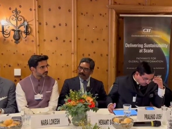 World News | WEF 2026: Jharkhand CM Soren Participates in CII's 'Delivering Sustainability at Scale' Program