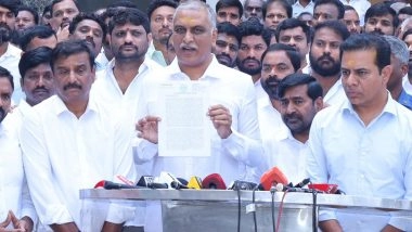 India News | Telangana: BRS' Harish Rao Undergoes 8-hour SIT Questioning in Phone-tapping Case, Calls Notice Politically Motivated