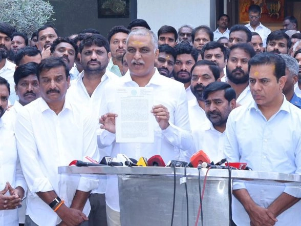 India News | Telangana: BRS' Harish Rao Undergoes 8-hour SIT Questioning in Phone-tapping Case, Calls Notice Politically Motivated