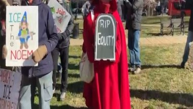 World News | Activists Across US Protest Against Trump's Policies as He Completes One Year in Office