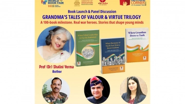 Business News | Prof Dr Shalini Verma Enters 100-Book Authors' Club with Launch of Indian Military History Trilogy
