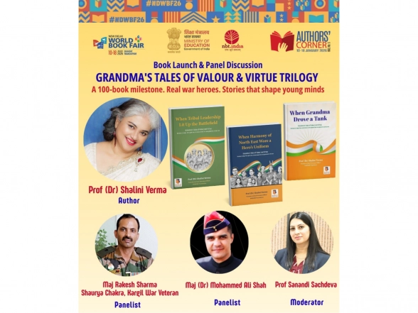 Business News | Prof Dr Shalini Verma Enters 100-Book Authors' Club with Launch of Indian Military History Trilogy