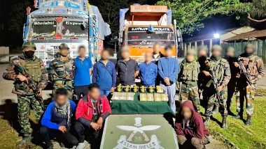 India News | Assam Rifles, DRI Seize Yaba Tablets Worth RS 39 Crore in Assam's Cachar