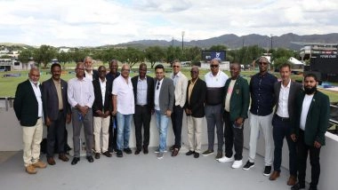 Sports News | ICC Chairman Jay Shah Meets Africa Cricket Association Leaders, Attends Under-19 Cricket WC 2026 Match