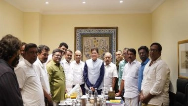 Business News | Union Minister Piyush Goyal Meets Fireworks Traders Delegation to Strengthen Safety and Protect Livelihoods