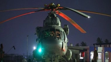 India News | IAF Airlifts Two Critically Injured Personnel During Night-time Medial Evacuation in Kishtwar