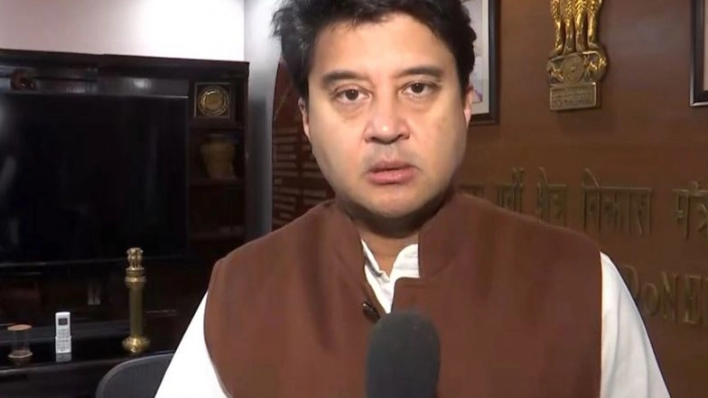 Business News | Launch of Starlink Services Dependent on Security Norms, Spectrum Pricing: Jyotiraditya Scindia