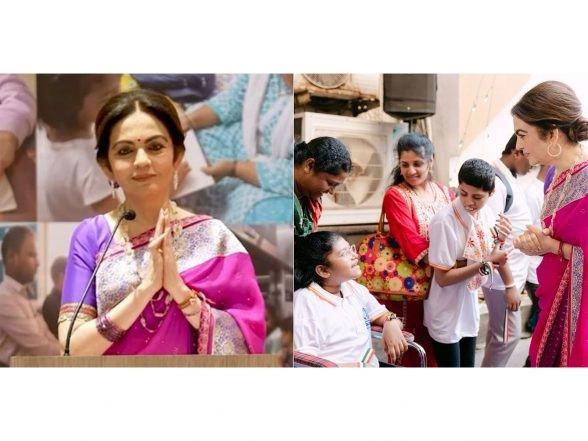 Entertainment News | Nita Ambani Graces NAB's 75th Foundation Day, Commits Rs 5 Crore to Support Visually Impaired Community