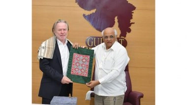 India News | Australia High Commissioner to India Meets Gujarat CM Bhupendra Patel in Gandhinagar