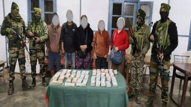 India News | Mizoram: Assam Rifles Seizes Illegal Foreign Currency; Apprehends 5 Individuals in Siaha