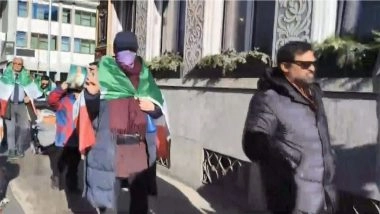 World News | Iranian Nationals Protest Outside World Economic Forum Venue in Davos