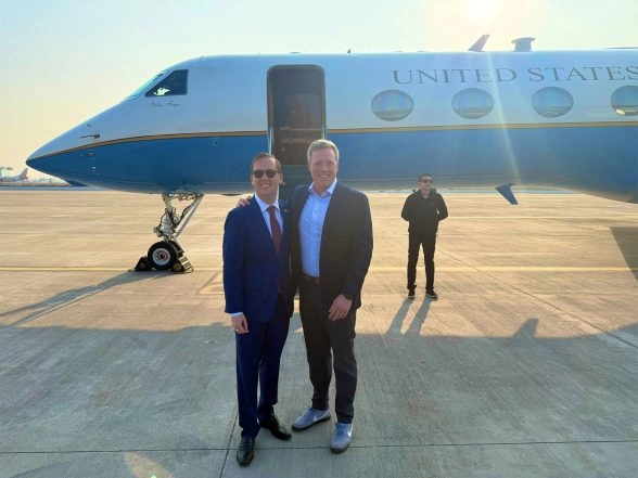 World News | US Ambassador Sergio Gor Welcomes Army Secretary Daniel Driscoll to India