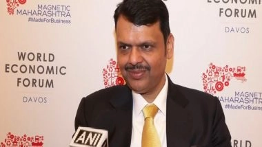 World News | Maharashtra's First Innovation City to Be Built Near Mumbai: Devendra Fadnavis at Davos