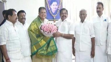India News | BJP's TN Election In-charge Piyush Goyal Meets AIADMK's Palaniswami in Chennai, Seat-sharing Talks Expected