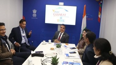 World News | Gujarat Dy CM Harsh Sanghavi Meets Wellspun's Balkrishan Goenka,  ArcelorMittal's Lakshmi Mittal at Davos
