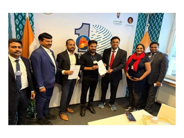 Business News | Government of Telangana and Blaize Sign MoU at Davos to Launch Telangana AI Innovation Hub and Advance Applied AI Initiatives