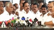 India News | Not Allowed to Speak on Poultry, Farmers' Woes, Chikungunya in Tamil Nadu Assembly: AIADMK Palaniswami