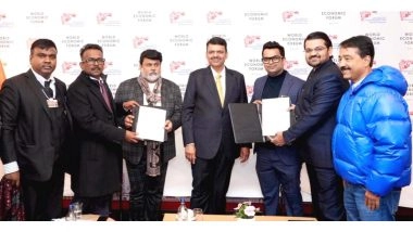 Business News | Government of Maharashtra, Rural Enhancers Group & Nutrifresh Farm Tech Sign ₹2,500-Crore MoU at Davos in the Presence of the Chief Minister Devendra Fadanvis