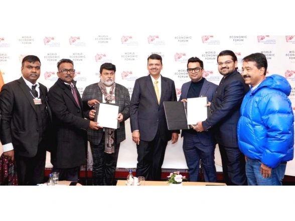 Business News | Government of Maharashtra, Rural Enhancers Group & Nutrifresh Farm Tech Sign ₹2,500-Crore MoU at Davos in the Presence of the Chief Minister Devendra Fadanvis