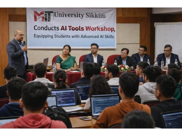 Business News | MIT University Sikkim Hosts AI Tools Workshop to Enhance Students' Practical AI Knowledge