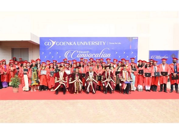 Business News | GD Goenka University Hosts Its 11th Convocation; Former President Shri Ram Nath Kovind Graces the Ceremony as Chief Guest