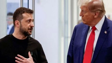 World News | Trump, Zelenskyy Hold Talks on the Sidelines of World Economic Forum in Davos