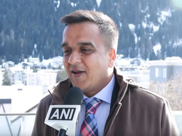 Business News | Gujarat Dy CM Harsh Sanghavi Discusses AI, Advanced Computing, Next-gen Digital Infra with Tech Giants at Davos