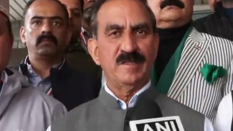 India News | Himachal CM Condoles Death of 10 Soldiers in Accident in Jammu and Kashmir