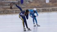 Sports News | Khelo India Winter Games 2026: Tamil Nadu, Madhya Pradesh Skate to Golds; Haryana Remain on Top