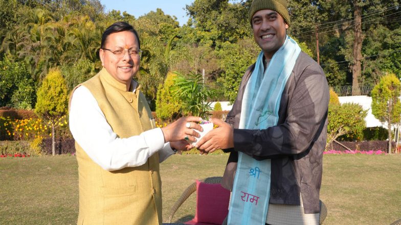 Entertainment News | Singer Jubin Nautiyal Meets Uttarakhand CM Pushkar Singh Dhami