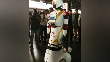 India News | East Coast Railway Introduces Humanoid Robot at Visakhapatnam Railway Station