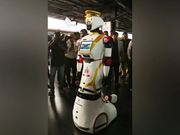 India News | East Coast Railway Introduces Humanoid Robot at Visakhapatnam Railway Station